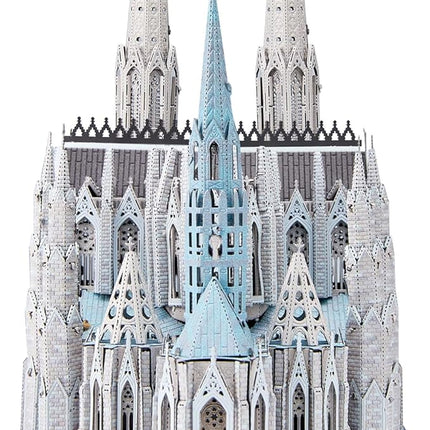 Piececool 3D Metal Puzzles for Adults, St. Patrick's Cathedral Model Kits,New York Cathedral Architecture Building Kits, DIY Hobbies Crafts for Adult Family Time,Home Decor Best Gifts