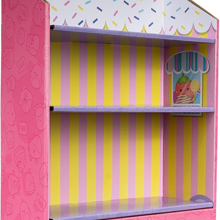 Squishville by Original Squishmallows Snack Machine Accessory Pack - Four 2-inch Squishmallows Plush Including Bluby, Kaoko, Scarlett, and Paulton and Four Plush Costumes - Toys for Kids