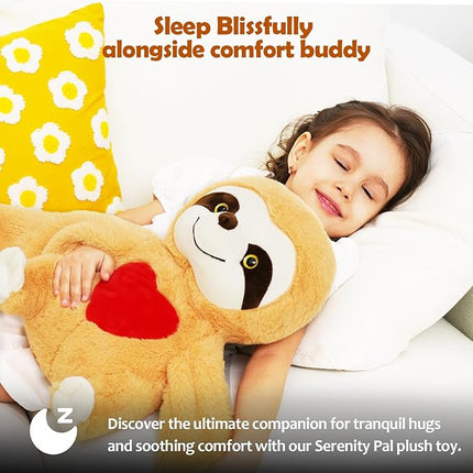 Weighted Stuffed Animal - Brown Sloth 4.5 lbs, Ideal for Sensory Needs, Austism & Anxiety | Comfort & Relaxation for Both Kids and Adults Valentines