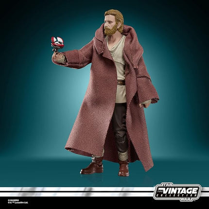 STAR WARS The Vintage Collection OBI-Wan Kenobi (Wandering Jedi) Toy, 3.75-Inch-Scale Figure, Kids Ages 4 and Up, Multicolored, F4474
