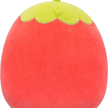 Squishmallows Original 12in Scarlet The Red Strawberry with Glasses and Flower Pin – Official Jazwares Plush (Medium-Sized)