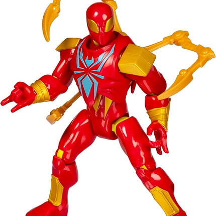 Spider-Man MixMashers Marvel Iron Spider Custom Mix-and-Match Deluxe Action Figure & Accessories, 5-Inch-Scale (12 cm) Super Hero Toys, Ages 4+