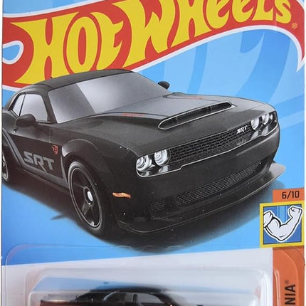 Hot Wheels '18 Dodge Challenger SRT Demon, Muscle Mania 6/10 [Black] 151/250