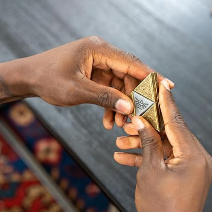 BePuzzled, Legend of Zelda Triforce Hanayama Cast Brain Teaser Mensa Rated Level 5, for Ages 12 and Up