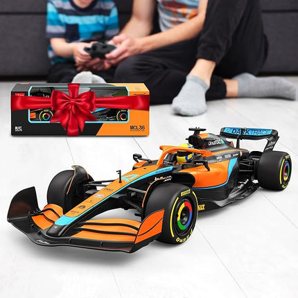 Voltz Toys Authentic Licensed 1:12 McLaren F1 MCL36 Remote Control Car - F1 Collection RC car Series for Kids and Adults - 2.4GHz RC Car for Gift (1:12 McLaren F1 MCL36)