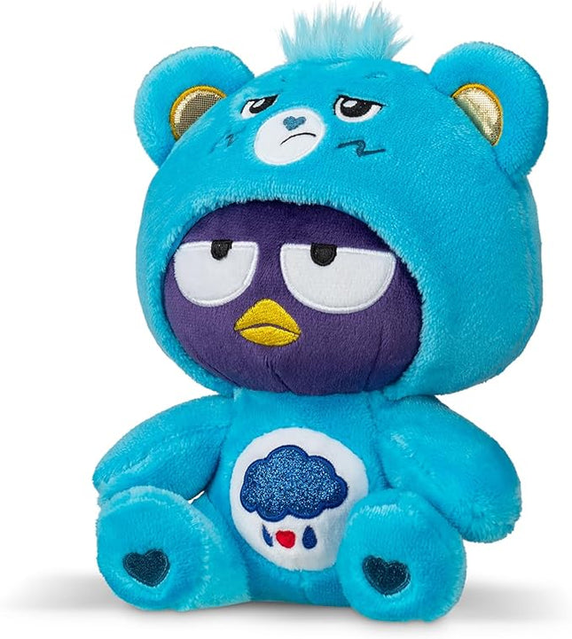 Care Bears - Badtz-Maru Dressed As Grumpy Bear 8" Fun-Size Plush, Blue - Soft, Huggable Bestie! – Good for Girls and Boys, Employees, Collectors, Ages 4+