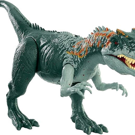 Jurassic World Toys Roar Attack Allosaurus Camp Cretaceous Dinosaur Figure with Movable Joints, Realistic Sculpting, Strike Feature & Sounds, Carnivore, Kids Gift 4 Years & Up