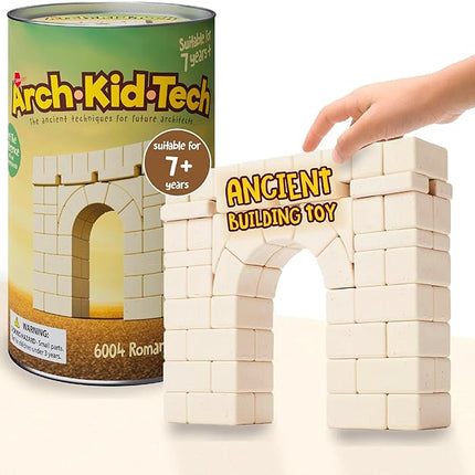 Taksa Toys Ancient Roman Arch Stem Toys Premium Educational Stackable Building Blocks, for Kids Ages 7 8 9 10+ Years Old, Indoor Architectural Kit Construction Games, Montessori Children Toys 69 Pcs
