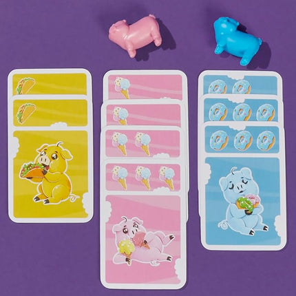 Hasbro Gaming Piggy Piggy Card Game | Family Games for Kids, Teens, and Adults | 2 to 6 Players I 20 Mins. Average | Quick-Playing Travel Games | Fun Summer Activities | Vacation Essentials | Ages 7+