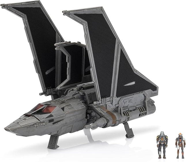 Star Wars Micro Galaxy Squadron Havoc Marauder (Rescue Mission) - 7-Inch Vehicle with Battle Damage and Two 1-Inch Micro Figure Accessories