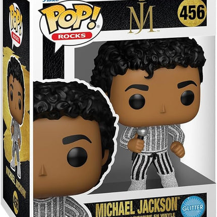 Funko Pop Rocks: MJ - Michael Jackson - Rock with You - Glitter - Collectable Vinyl Figure - Gift Idea - Official Merchandise - Toys for Kids & Adults - Cartoon/Animation Fans
