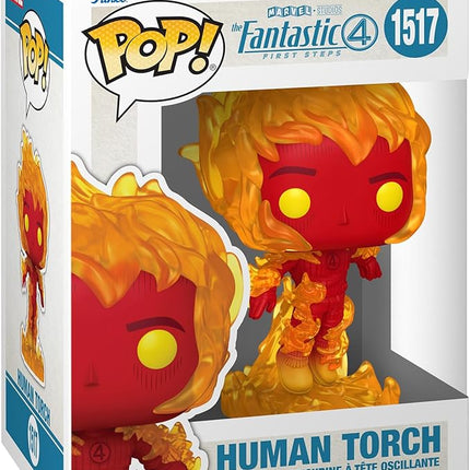 Funko Pop! Marvel: The Fantastic Four: First Steps - Human Torch - Fantastic Four (2025) - Collectable Vinyl Figure - Gift Idea - Official Merchandise - Toys for Kids & Adults - Movies Fans