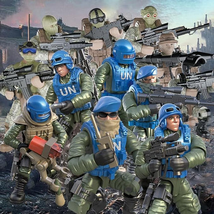 YEIBOBO ! Minifigures Blind Bags, Military Action Figures with Weapons and Accessories Mystery Pack Delta Special Forces