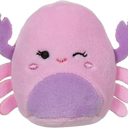 Squishville by Original Squishmallows Beach Day Squad Plush - Six 2-Inch Squishmallows Plush Including Mauricio, Deniz, Cosmina, Shauna, Chester, and a Surprise Squishmallow