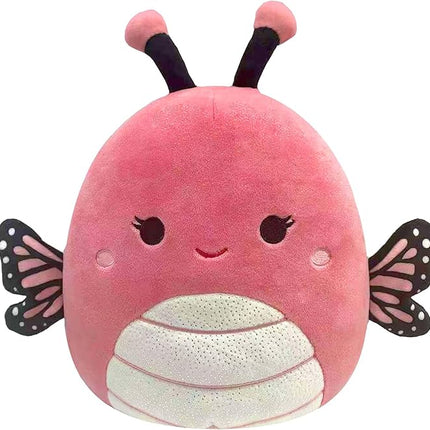 Squishmallows Original 14-Inch Andreina Pink Monarch Butterfly with White Sparkle Belly - Large Ultrasoft Official Jazwares Plush - Amazon Exclusive