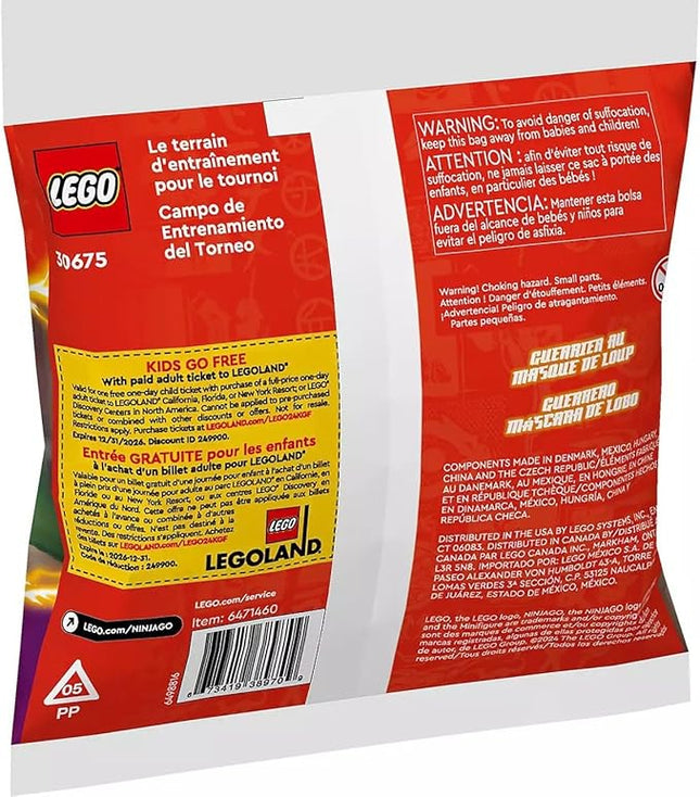 LEGO NINJAGO Tournament Training Ground Building Kit 30675 (49 Pieces)