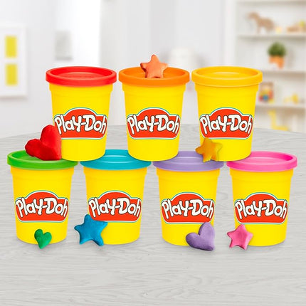 Play-Doh 9 Pack Favorite Color Set, Assorted Colors, 2 & 4 Ounce Modeling Compound Cans, Kids Arts & Crafts, Back to School Gifts & Prizes, Preschool Toys, Ages 2+ (Amazon Exclusive)