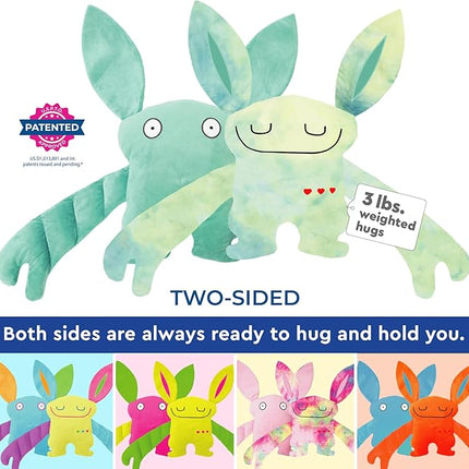 Bumpas Weighted Plush Toy – Machine Washable Calming Stuffed Animal for Kids – Arms and Body are Weighted to Give a Realistic Hug – Soft Companion for Playtime, Naptime & Travel (Shloof)