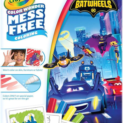 Crayola Batwheels Color Wonder Activity Set, Batman Mess Free Coloring Pages for Toddlers, Batman Gifts, Toys for Boys & Girls