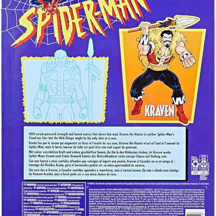 Hasbro Figure Kraven Spiderman Marvel Comics 15cm