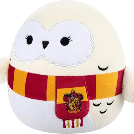 Squishmallows Original “Harry Potter” 10in Hedwig with Scarf Plush - Ultrasoft Official Jazwares Plush (Medium-Sized)