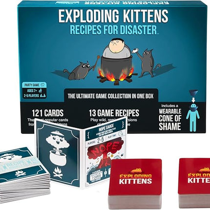 Exploding Kittens Recipes for Disaster 2-5 Players - Ages 7+ - Party & Family Card Game for Kids & Adults