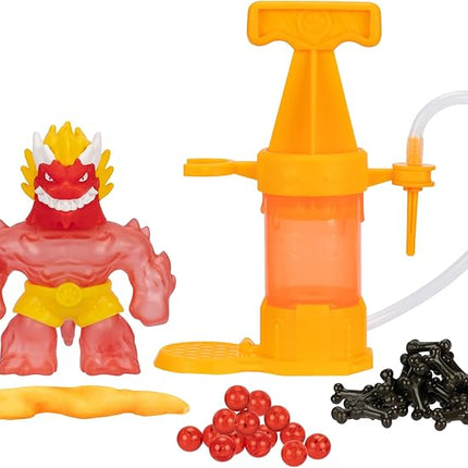 Heroes of Goo Jit Zu Hero Creator - Create Your Own Blazagon Stretch Action Figure Toy, 3 Unique Fillings