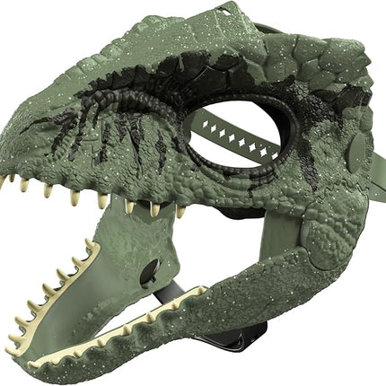 Mattel Jurassic World Dominion Dinosaur Mask, Giganotosaurus Dino Role-Play Toy & Costume Accessory with Opening Jaw & Movie-Inspired Design