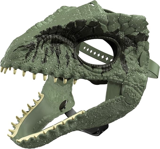 Mattel Jurassic World Dominion Dinosaur Mask, Giganotosaurus Dino Role-Play Toy & Costume Accessory with Opening Jaw & Movie-Inspired Design