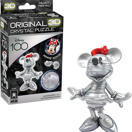 BePuzzled | Disney Platinum Minnie Original 3D Crystal Puzzle, Ages 12 and Up