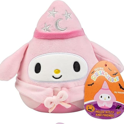 Squishmallows Original 5-Inch Halloween Hello Kitty: My Melody - Official Jazwares Small Plush - Collectible Soft & Squishy Mini Stuffed Animal Toy - Add to Your Squad - Gift for Kids, Girls & Boys