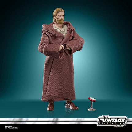 STAR WARS The Vintage Collection OBI-Wan Kenobi (Wandering Jedi) Toy, 3.75-Inch-Scale Figure, Kids Ages 4 and Up, Multicolored, F4474