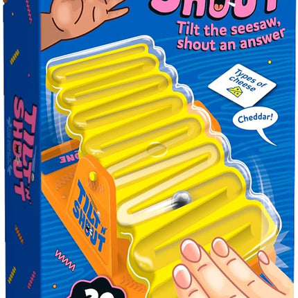 Big Potato Tilt ’n’ Shout – Fast-Paced Family Board Game for Adults & Kids | Shout Out Trivia Party Game with Categories & Bonus Content | New Board Games 2025