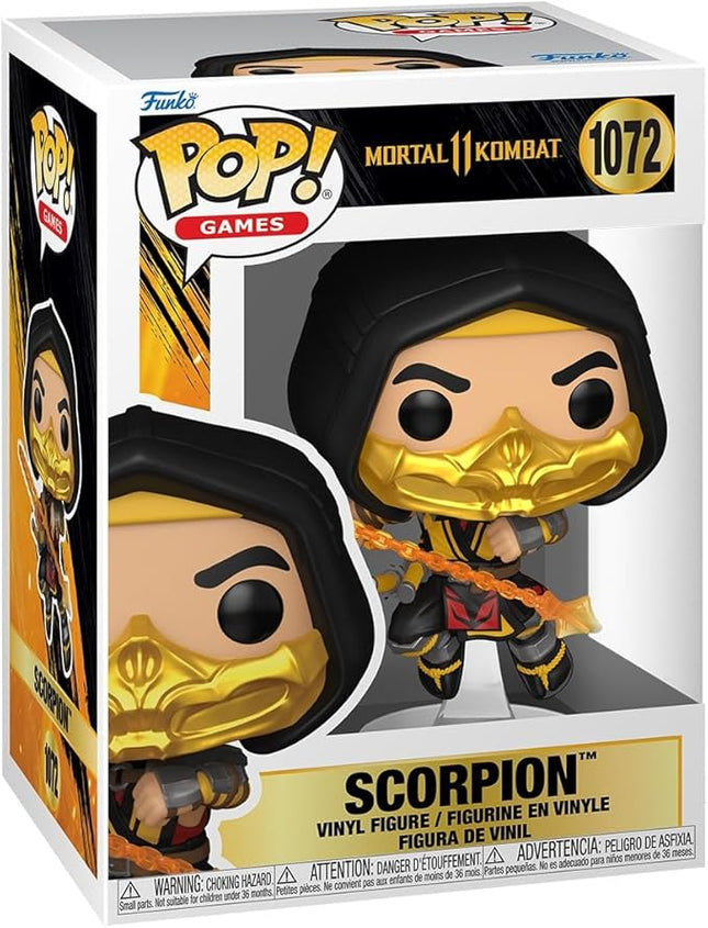 Funko Pop Games: Mortal Kombat 11 Fatality - Scorpion - Mortal Kombat Game Franchise - Collectable Vinyl Figure - Gift Idea - Official Merchandise - Toys for Kids & Adults - Video Games Fans