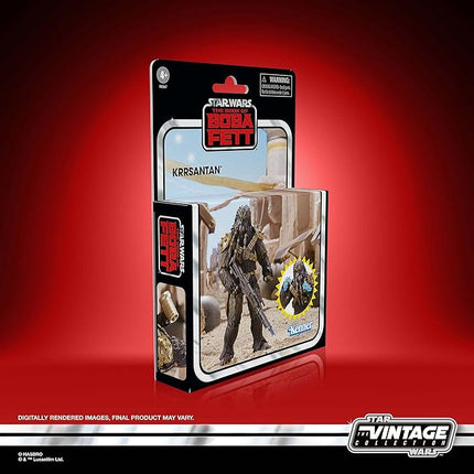 STAR WARS The Vintage Collection Krrsantan, The Book of Boba Fett 3.75-Inch Collectible Deluxe Action Figures, Ages 4 and Up