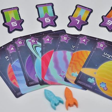 Galaxy Rush | 2 Player Strategic Card Game with Engine Building, Set Collection, Card Drafting and Racing