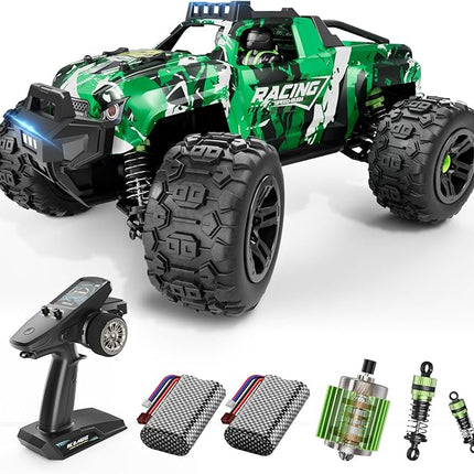 Remote Control Car RC Cars Truck for Adults Boys Age 8-12 Kids, 36KMH 1:18, All Terrain 4X4 High Speed Fast Off-Road Electric Vehicle,Full Proportional Synchronous Control System 2.4GHz
