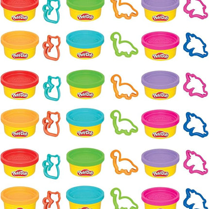 Play-Doh Party Favor Pack, Bulk 24 Pack of Modeling Compound with Cutters, Classroom Supplies for Arts & Crafts, Back to School Gifts & Prize Toys for Kids, Ages 3+ (Amazon Exclusive)