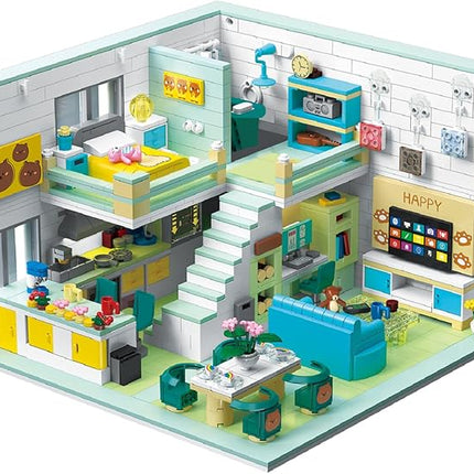 Friends House Building Block Set, Pets Collection Small Brick Model Set, Creative Mini Toy Building Sets, Children’s Day Birthday for Teens Kids Boys Girls 8+, 1035 PCS