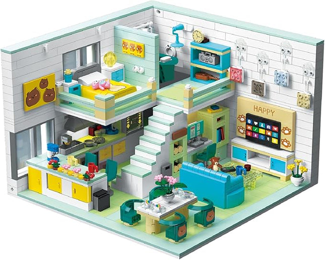 Friends House Building Block Set, Pets Collection Small Brick Model Set, Creative Mini Toy Building Sets, Children’s Day Birthday for Teens Kids Boys Girls 8+, 1035 PCS