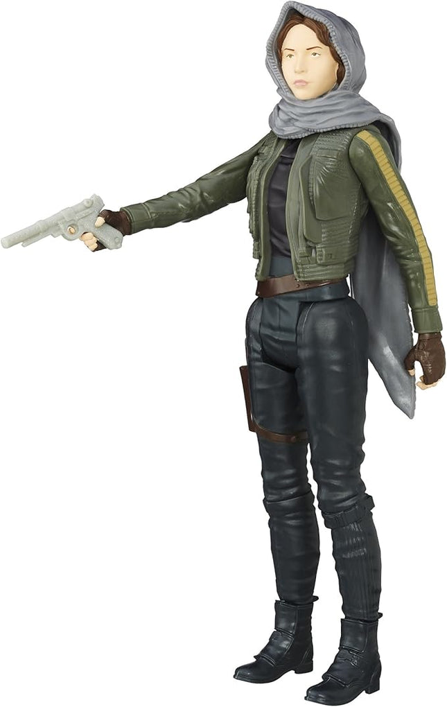 Star Wars Rogue One 12-Inch Sergeant Jyn Erso Figure, Black/Green, B3908, 2 pack
