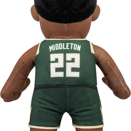 Bleacher Creatures Milwaukee Bucks Khris Middleton 10" Plush Figure - A Superstar for Play Or Display