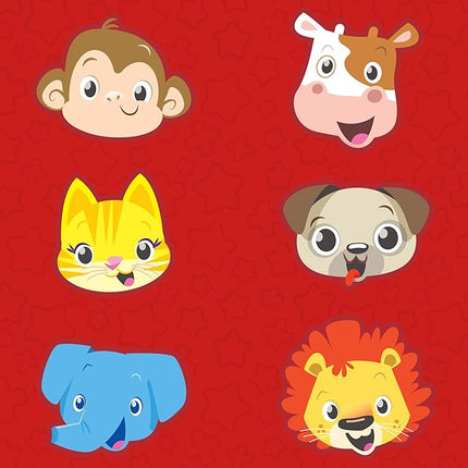 Hasbro Gaming Twister Junior Game, Animal Adventure 2-Sided Mat, 2 Games in 1, Party Game for Kids Ages 3 and Up and 2-4 Players (Amazon Exclusive)