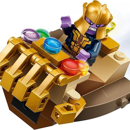 LEGO Marvel Captain America vs. Thanos Building Toy - Pretend Play Set for Boys & Girls, Ages 4+ - Kids Building Blocks W/ 2 Super Hero Toy Minifigures - Gift Idea for Birthdays - 76319