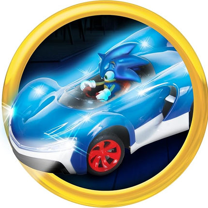 NKOK Team Sonic Racing R/C Ready to Run Sonic Glow Racer with Turbo Boost and Lights