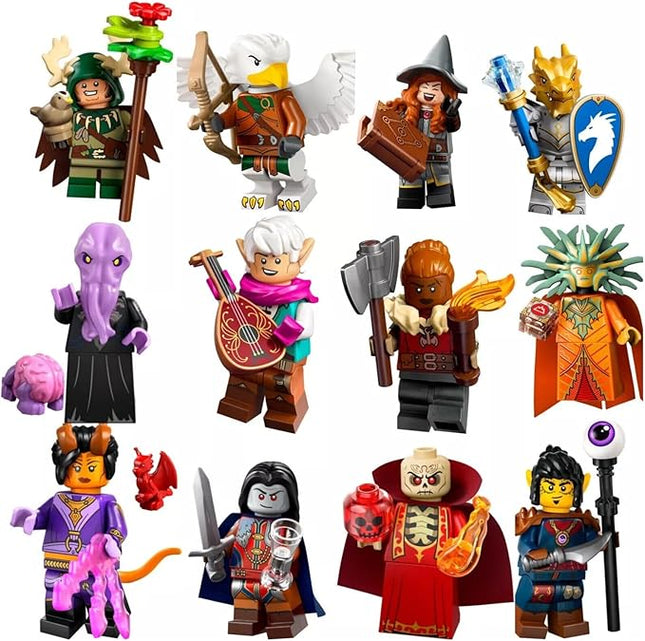 LEGO 71047 Dungeons & Dragons Collectible Minifigures - Collect all 12 Characters 1 Character per box
