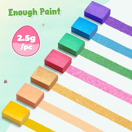 JoyCat Paint with Water Coloring Books for Toddlers, Watercolor Painting Sets for Kids Ages 3-5 4-8, Arts and Crafts Drawing Activities Toy Birthday Gift for Boys Girls (Spring)