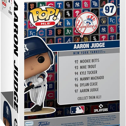 Funko POP! MLB: Yankees – Aaron Judge - Collectable Vinyl Figure - Gift Idea - Official Merchandise - for Kids & Adults - Sports Fans - Model Figure for Collectors and Display