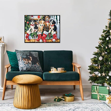 Christmas Puzzle 100 Piece Puzzles For Kids Christmas Dogs Puzzle 100 Piece Puzzle Christmas Puppies Puzzles 100 Piece Puzzles For Adults Christmas Puzzles Puppies 100 Piece Puzzles For Kids Ages 6-10