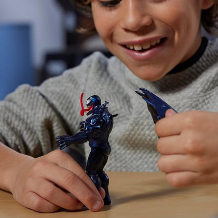 Spider-Man Marvel VenomVersus Epic World of Action Deluxe Venom Figure with Accessories, 4-Inch Super Hero Toys for Kids Ages 4+